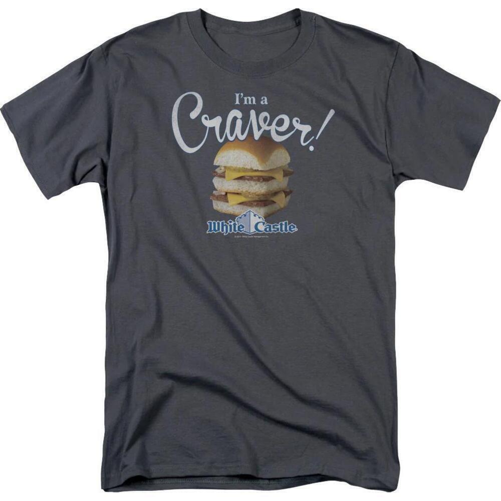 Im A Craver White Castle Funny Food Graphic Unisex Fan T-Shirt